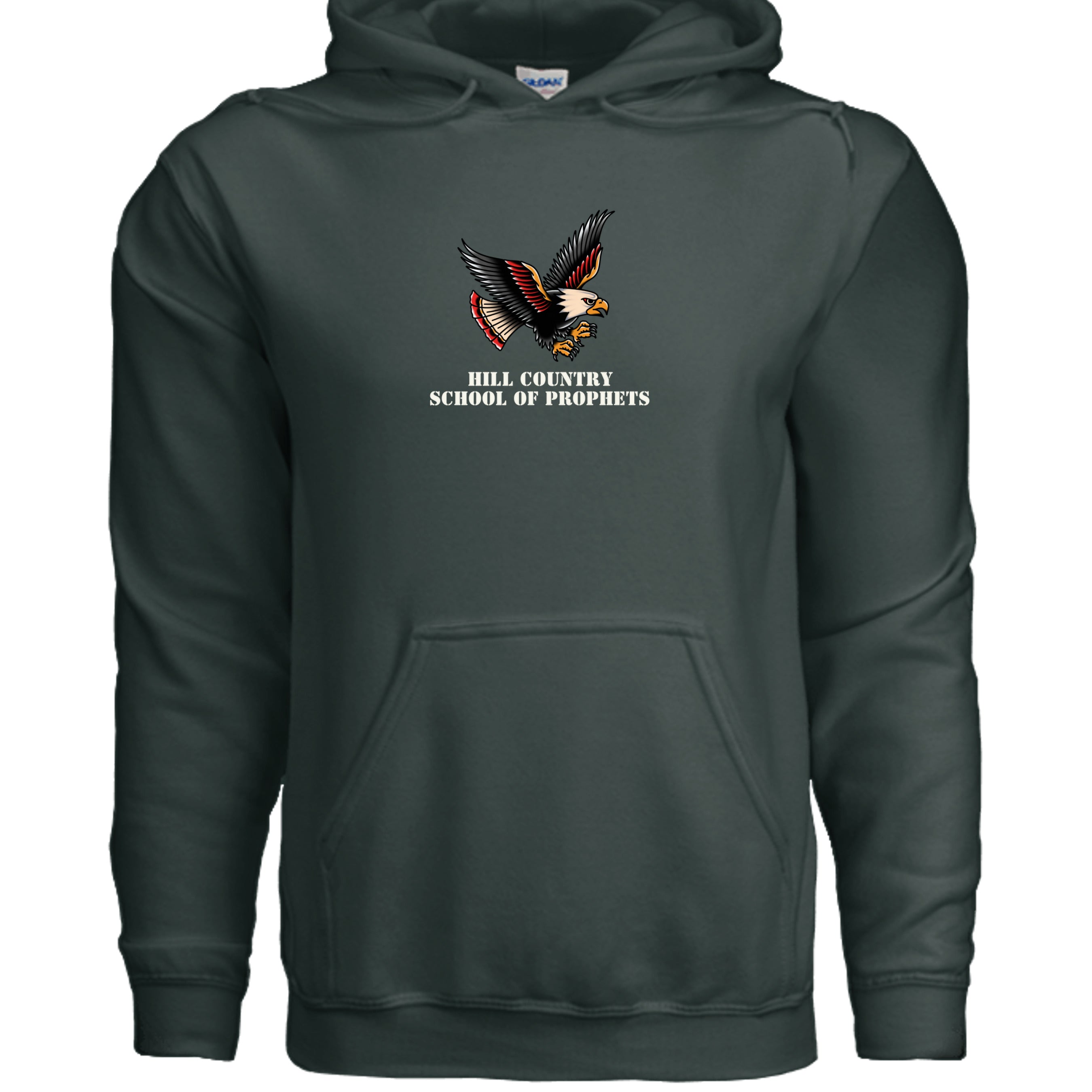Fan Charcoal Heather - G185 - FRONT
